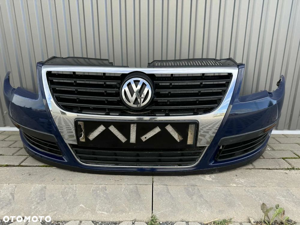 Vw Passat B6 Zderzak Przód Przedni Kompletny LD5Q Grill 2005-2008r. - 1