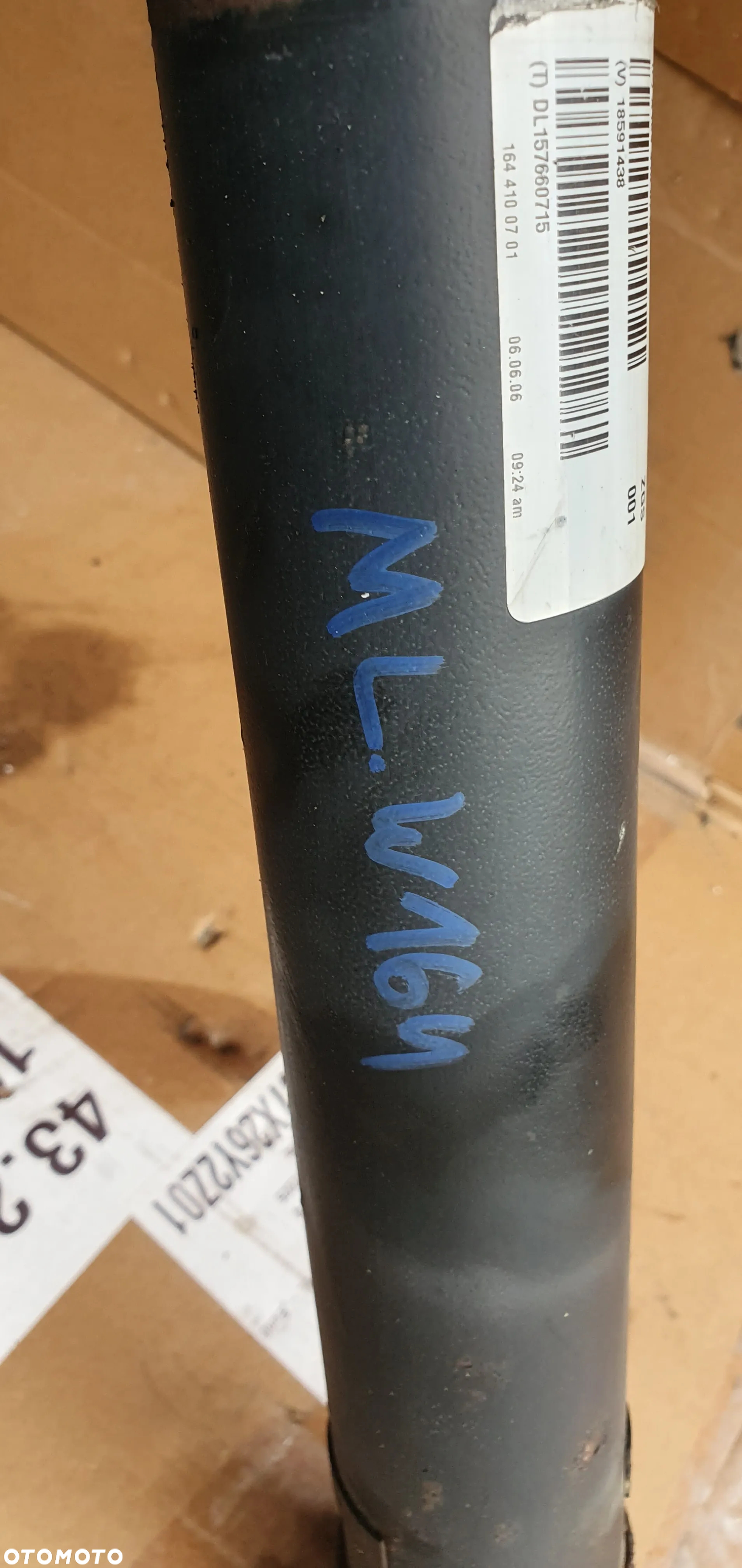 Wał napędowy przedni krótki Mercedes ML W164 3.0 CDI A1644100701 - 8