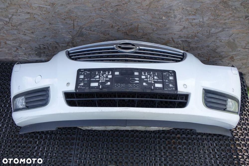 ZDERZAK PRZÓD PRZEDNI KPL BIAŁY OPEL INSIGNIA A KSENON SPRYSKI 10- Z40R . - 4