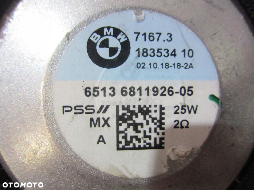 BMW X3 G01 X4 G02 GŁOŚNIK HIFI NISKOTONOWY 65136811926 6811926 - 7