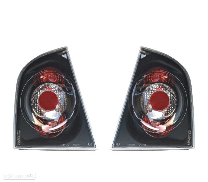 FAROLINS TRASEIROS SKODA OCTAVIA 96-04 PRETO - 1