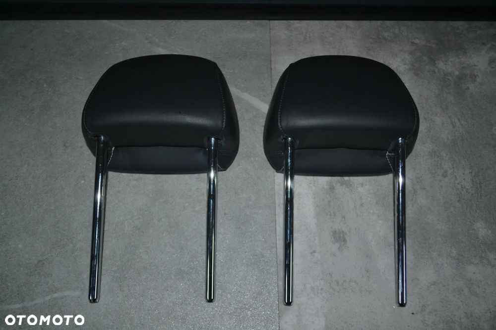 AUDI TT 8J S-LINE ZAGŁÓWEK PRZÓD PRZEDNI PRAWY LEWY CZARNY SKÓRA - 2