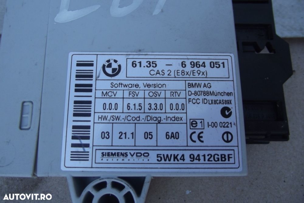 Modul confort BMW e87 E81 E90 modul confort central dezmembrez BMW e87 - 1