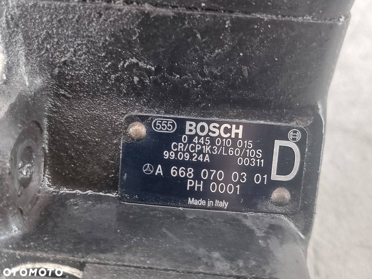 POMPA WTRYSKOWA MERCEDES KLASA A W168 A6680700301 0445010015 1.7 CDI BOSCH - 5