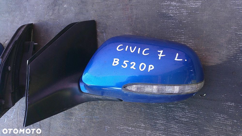 HONDA CIVIC VII 3D SPORT LUSTERKO PRAWE LUB LEWE B520P - 3