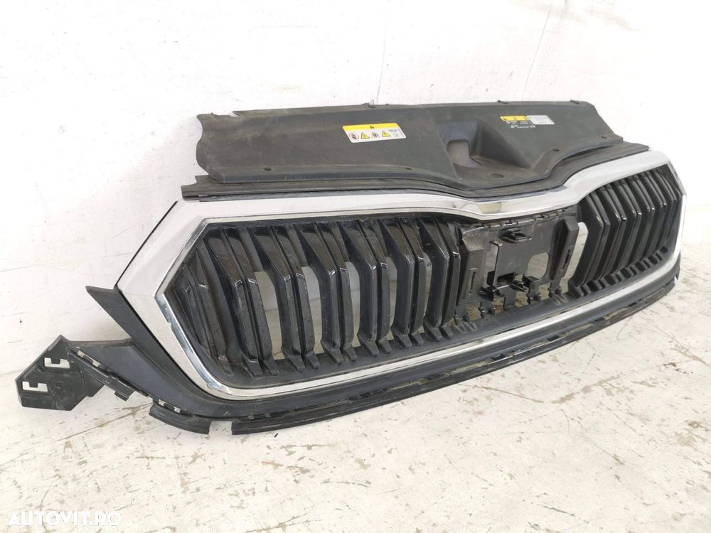 Grila Radiator Skoda  Octavia 4 [2019 - 2024] Originala In Stare Buna - 4