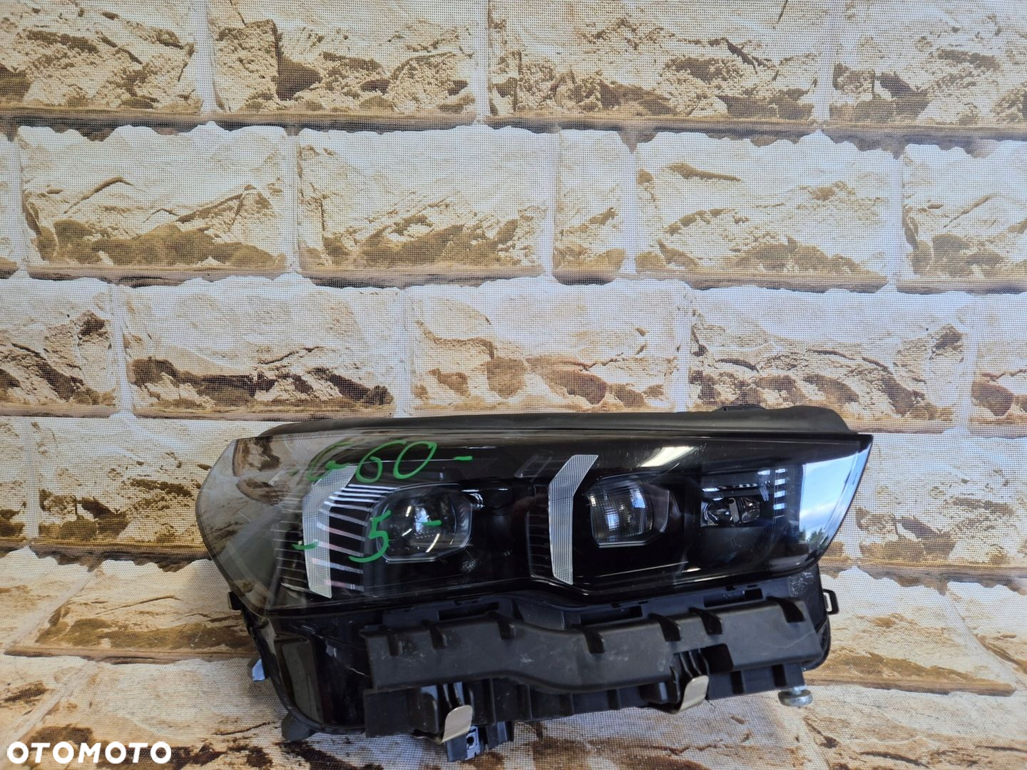 bmw 5 g60 laser led shadow line ciemna europa prawa - 4