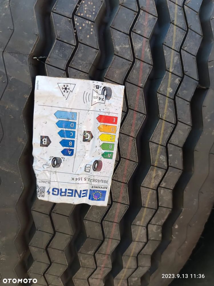 NOWE OPONY ADVANCE 385/65/R22,5 NACZEPA NOWE