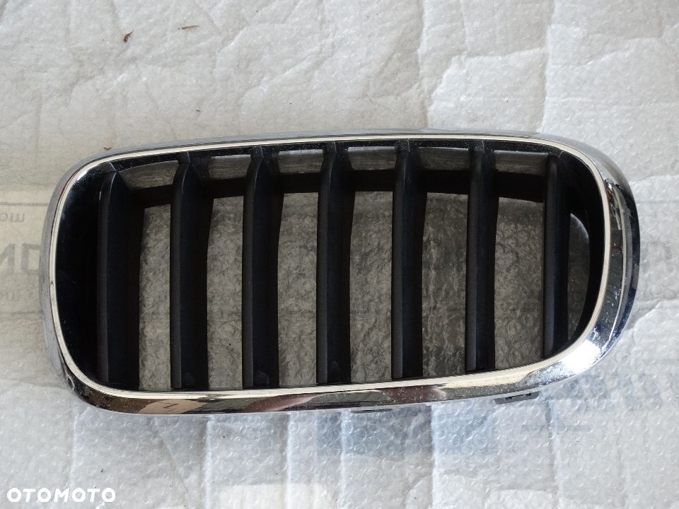 BMW F15 X5 Kratka Nerka Atrapa Grill Lewa Czarna + Chrom 7316075 7316057 7316053 - 2