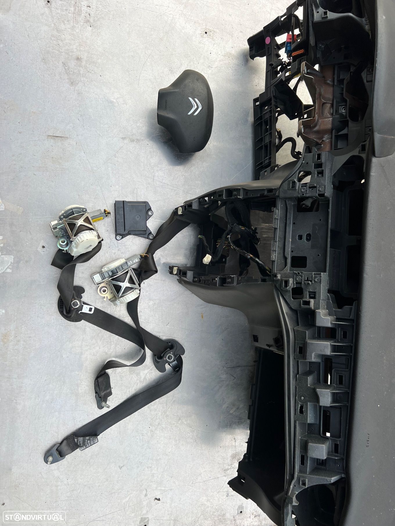 Conjunto Airbags Citroen c3 2 II 2015 completos - 1