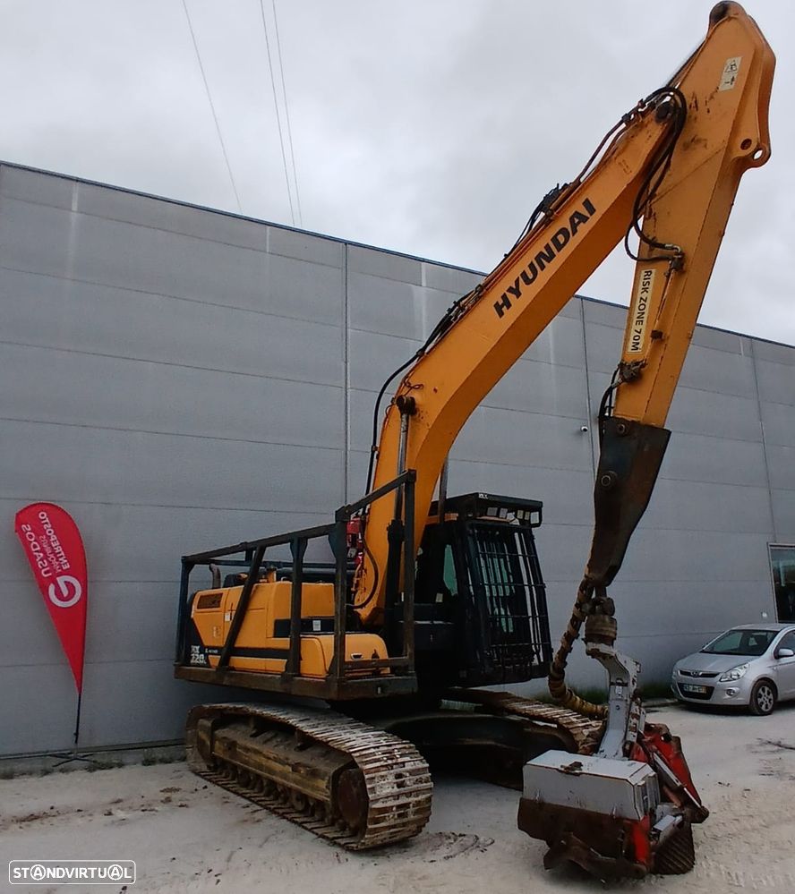Hyundai HX220L e Cabeça Logmax 6000 Escavadora Florestal - 2
