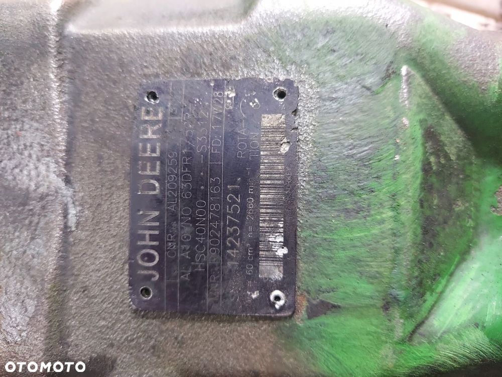 POMPA HYDRAULICZNA AL209259 JOHN DEERE 6195R 2017r. - 2