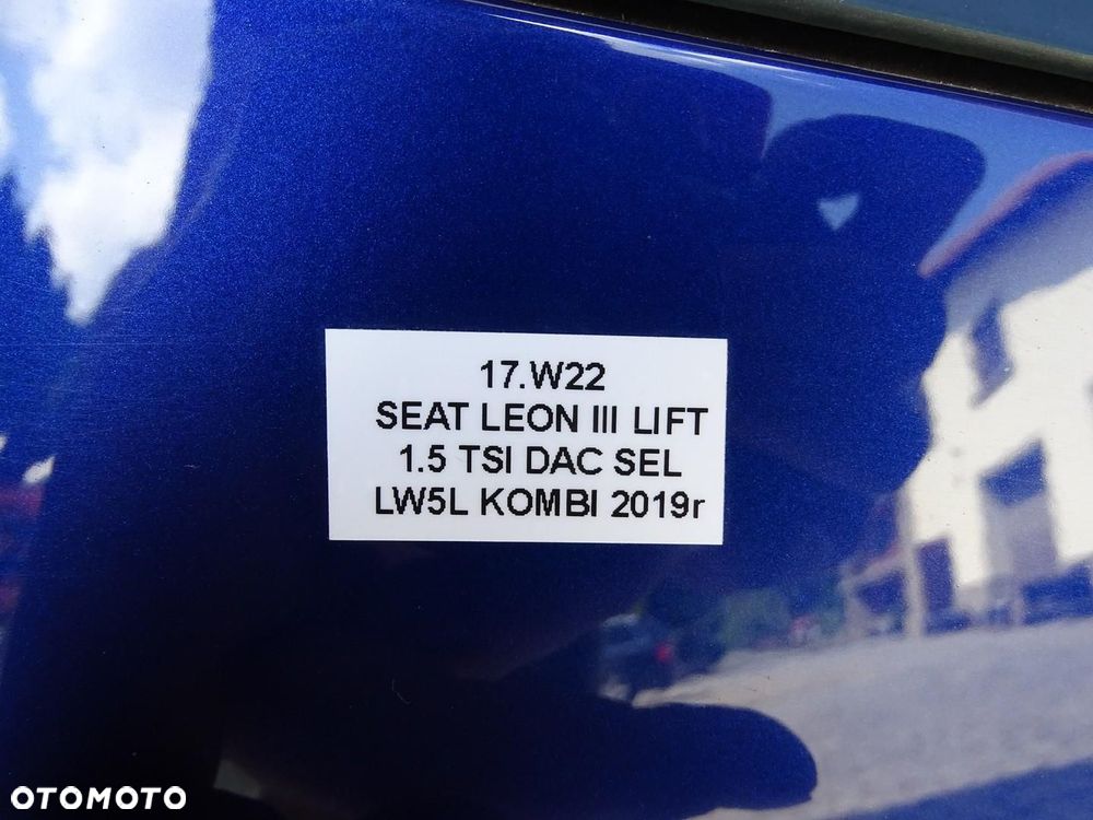 KLAPA TYŁ TYLNA BAGAŻNIKA + SZYBA LW5L SEAT LEON III 5F KOMBI 12-19r - 16