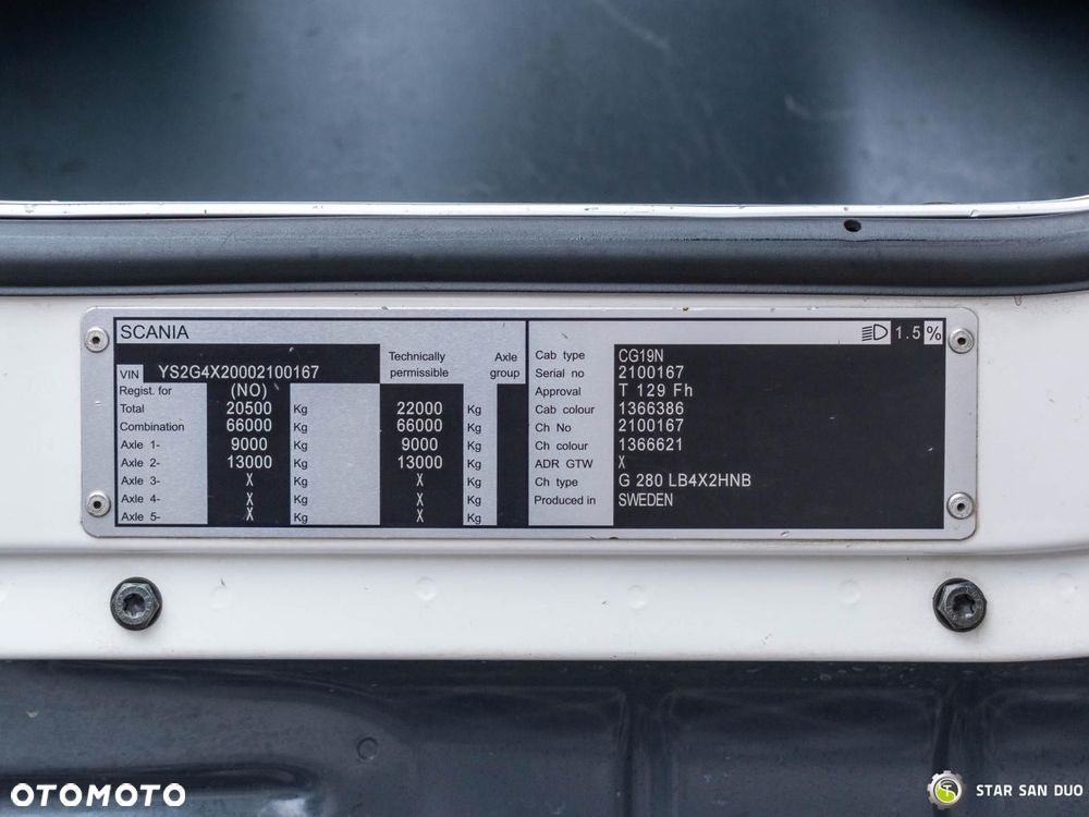 Scania G280 4x2 PALFINGER PK 12001 EH HDS Żuraw Winda - 23