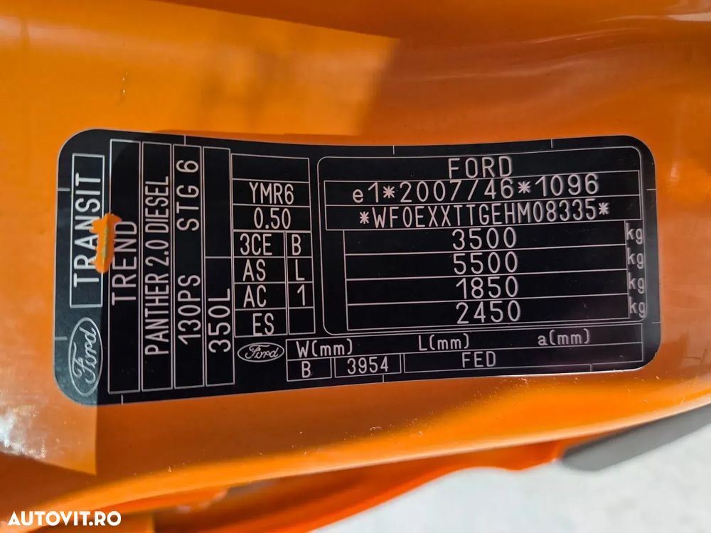 Ford Transit Doka Axa Dubla 7locuri+Bena L=2.80m - 32