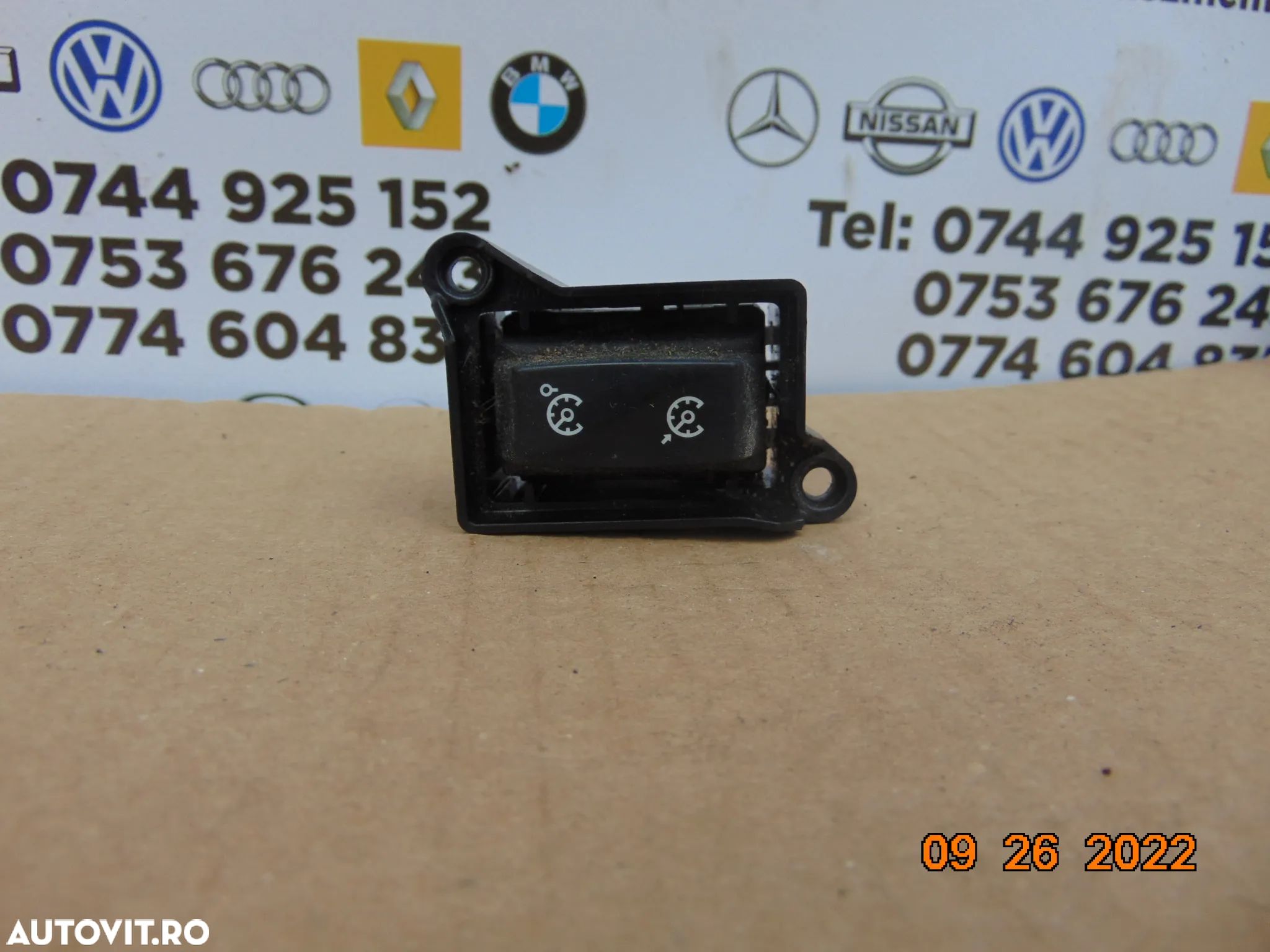 buton reglaj faruri lumini renault Latitude butoane lumini - 1