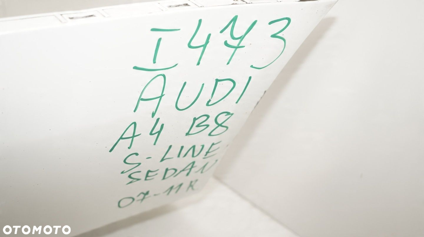 ZDERZAK TYŁ TYLNY AUDI A4 B8 07-11R PDC SEDAN S LINE LY9C - 7