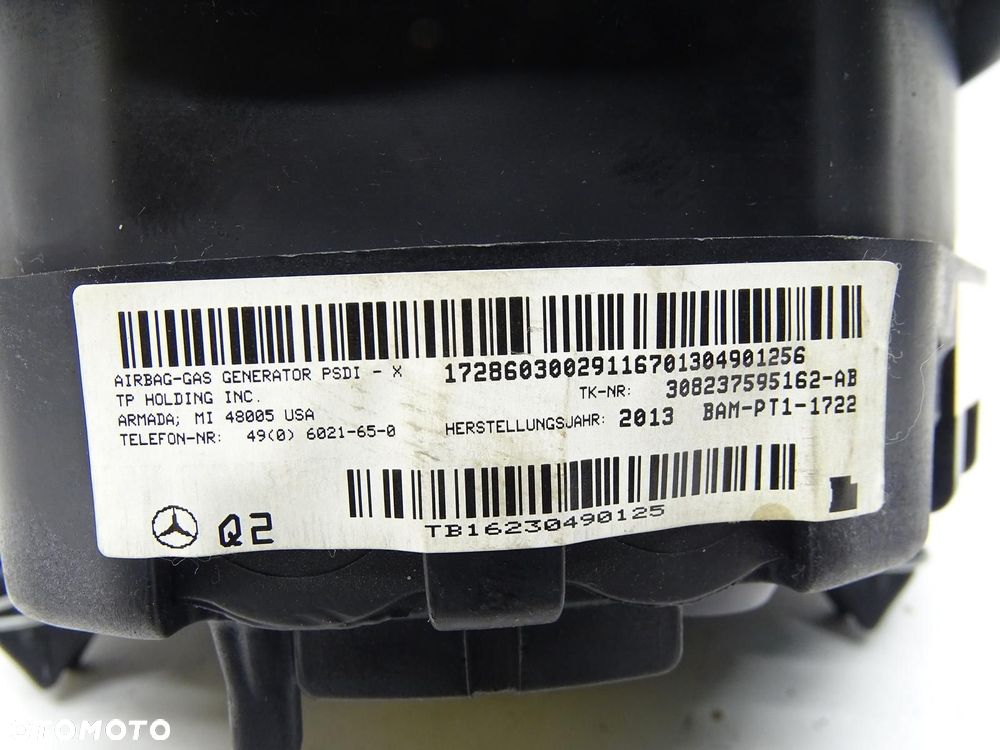 PODUSZKA POWIETRZNA AIRBAG KIEROWCY 1728603002 MERCEDES W176 A-KLASA - 8