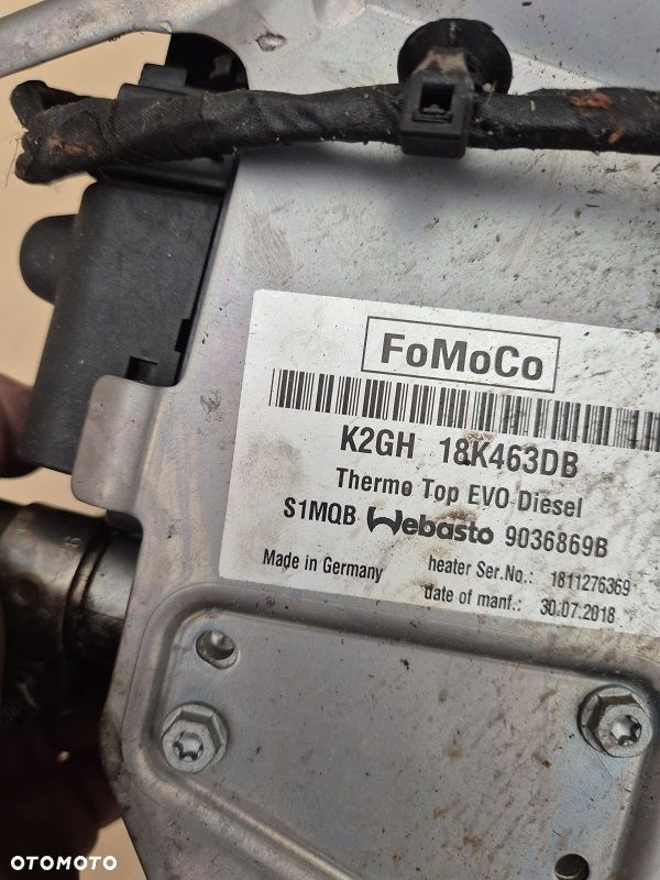 WEBASTO OGRZEWANIE POSTOJOWE Z MODUŁEM KOMPLET FORD EDGE II MK2 K2GH18K463DB E1GT18E253BB - 3