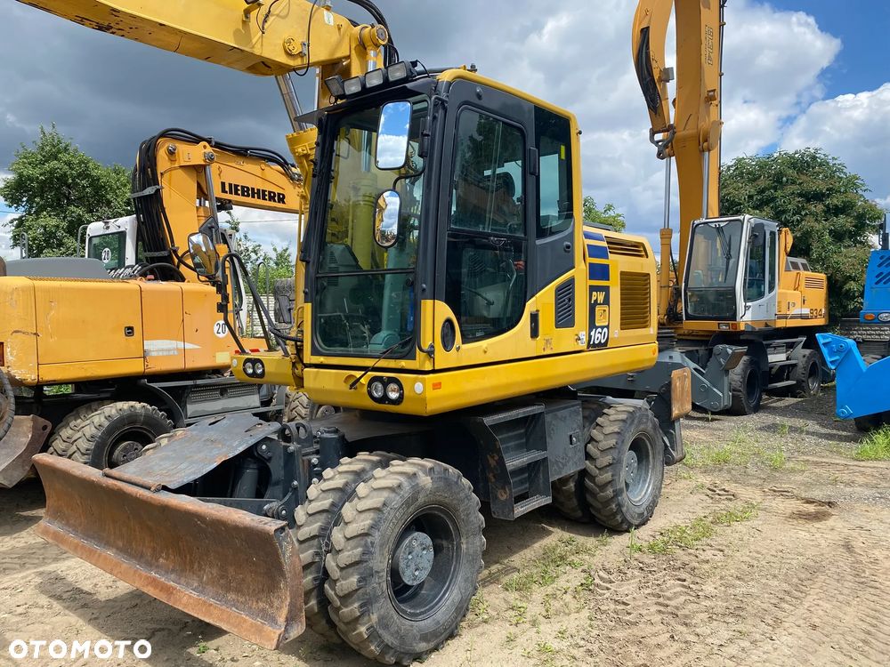 Komatsu PW160-10, 2017 ROK, PODPORY + PŁUG, DŁUŻSZY ZASIĘG, - 3