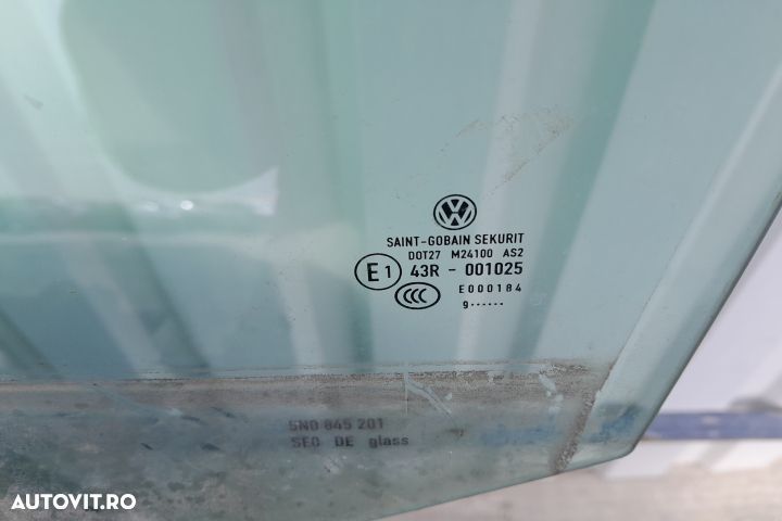 Geam usa fata stanga 43R-001025 / 5N0845201 43R-001025 / 5N0845201 Vo - 3