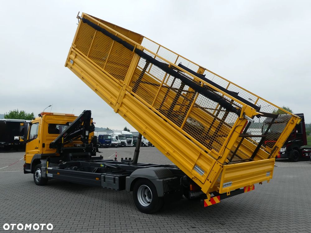 Mercedes-Benz ATEGO 1222 / WYWROTKA 3-STRONNA + HDS SKŁADANY W Z / - 5