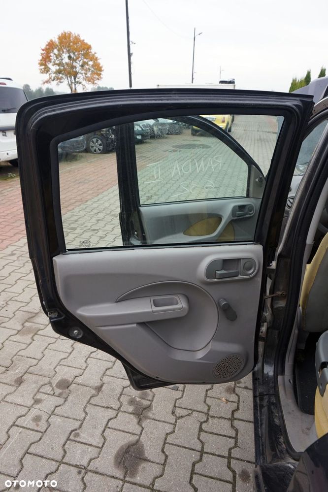 DRZWI TYLNE LEWE PANDA II 632  CZARNY FIAT 2003-2012 - 9