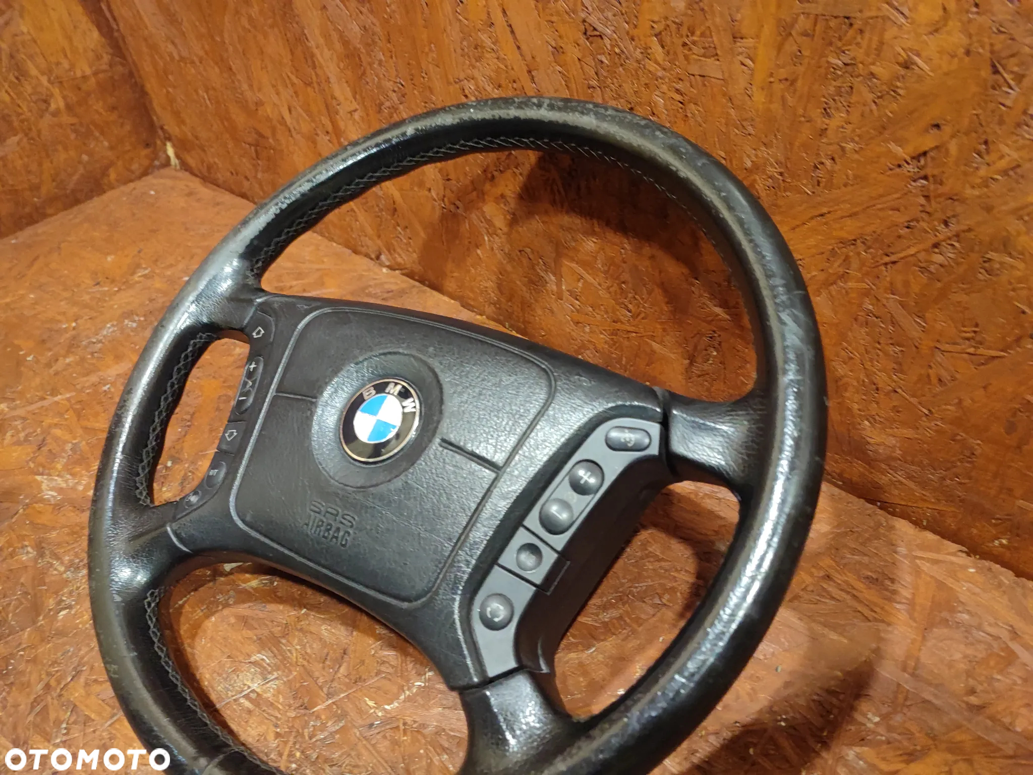 BMW E39 / E38 ORYGINALNA KIEROWNICA MULTIFUNKCYJNA + PODUSZKA AIR-BAG 2 NABOJOWA POLIFT O NR. 32 34 1 095 633 / 32 34 6 751 475 / 32 34 1 096 001 / 61 31 6 903 396 / 61 31 8 368 971 OEM KLASYCZNA 4 RAMIENNA - 5