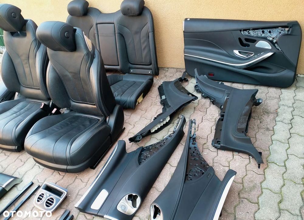 Mercedes W217 COUPE AMG Fotele Kanapa Wnętrze Tapicerka Drzwi Podłokietnik - 5