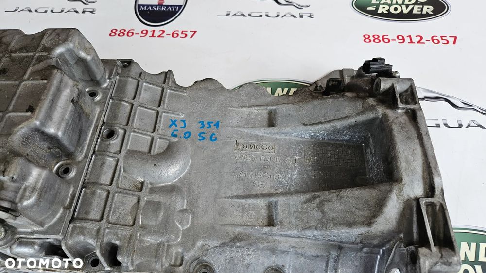 Jaguar Xj 351 5.0 SC 510KM 508PS Kompletna miska olejowa 8W93-6675-AA 8W93-6706-AD - 6