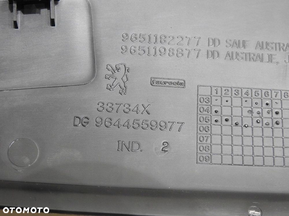 LISTWA NAKŁADKA PROGU PRAWY PRZÓD PEUGEOT 407 - 7