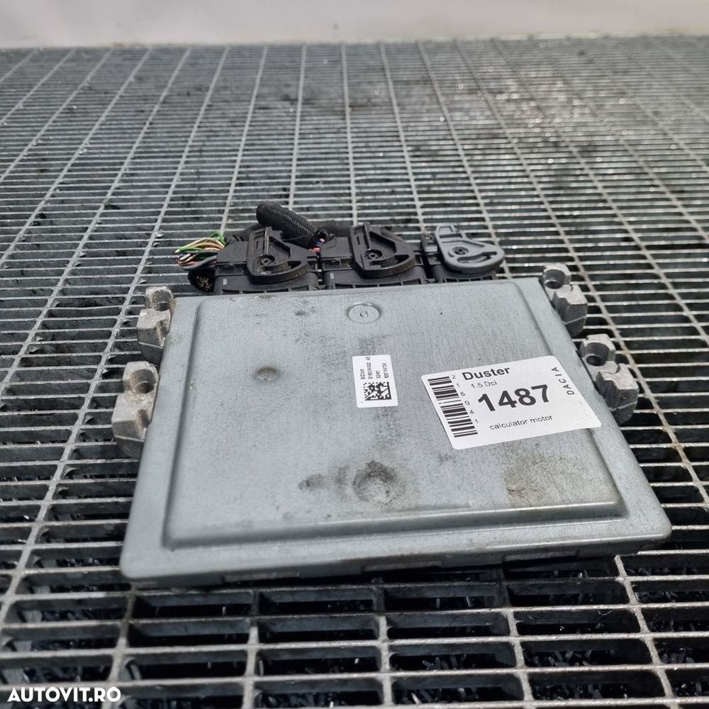Calculator motor Dacia Duster 1.5 Dci 2010 - 2013 110CP Manuala K9K Euro5 (1487) Diesel ... - 1