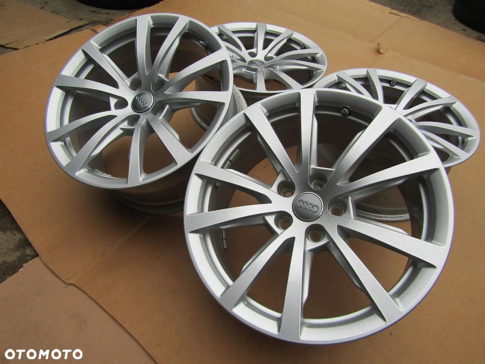 4x JAK NOWE Felgi Aluminiowe 18 Audi A4 B6 B7 B8 A5 8T A6 C6 C7 C8 A7 A8 Q3 Q5 Q7 SEAT SKODA VW BMW 8 j 5x112 ET29 piasta 66,6 mm + czujniki TPMS / STAN IDEALNY - 13