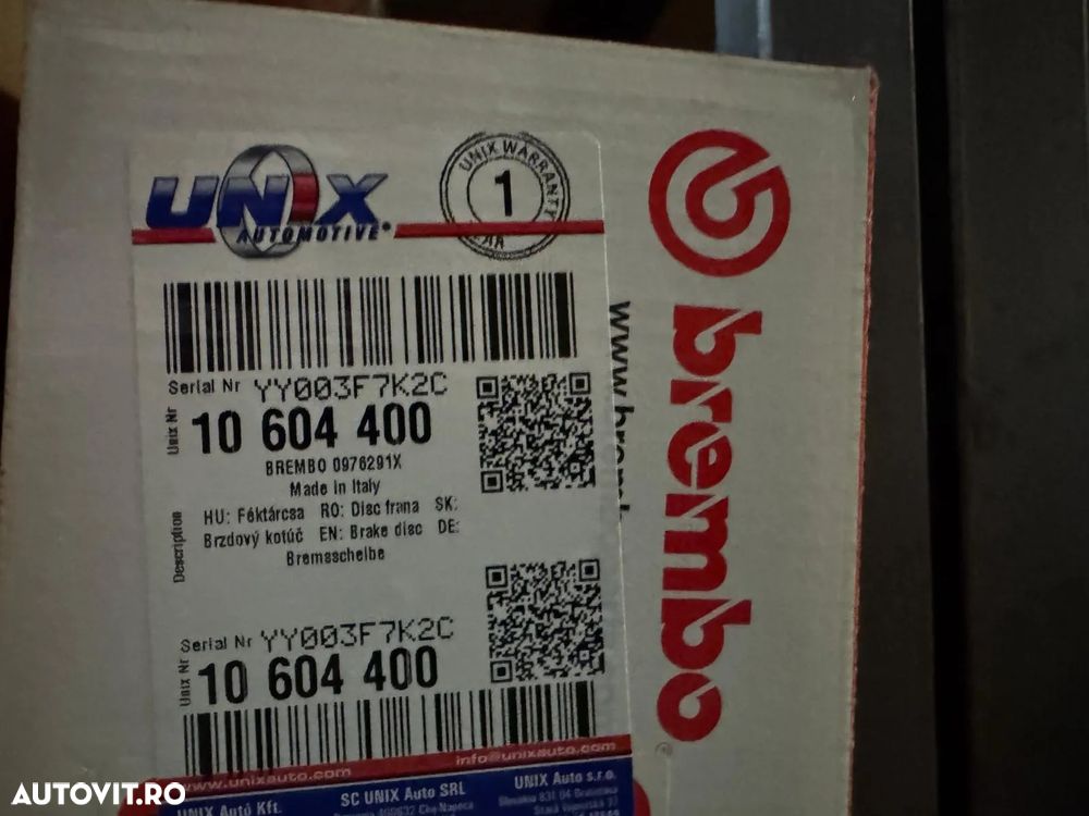 10604400 | Disc Frana Fata Brembo | Opel Vectra C - 1