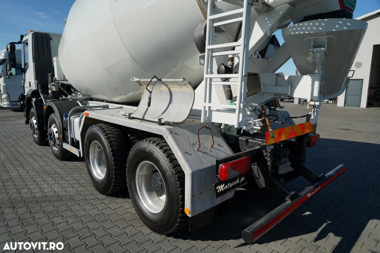 Iveco 400 SL X-WAY STRALIS / 8X4 / BETONIERĂ / IMER / ANVELOPE 100% / JANTE DIN ALIAJ / - 13