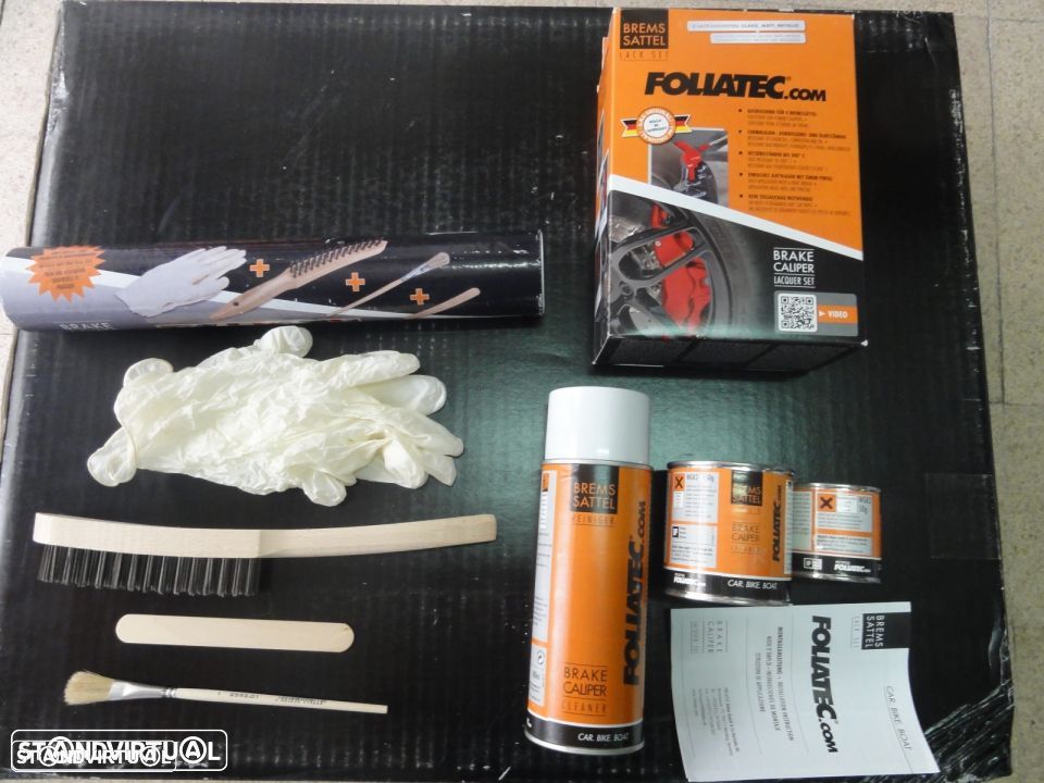 Tinta alta temperatura Foliatec de cor Verde Toxic / verde Porsche para bombas / pinças travão - 19