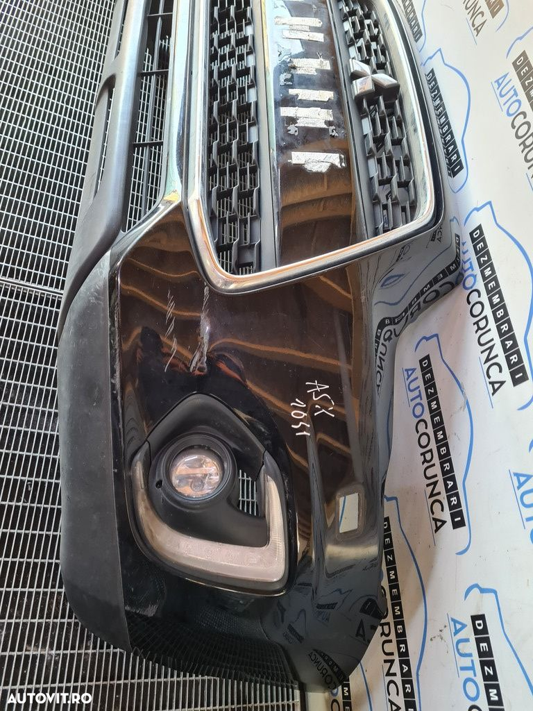 Bara fata Mitsubishi ASX Facelift 2012 2012 - 2016 NEGRU (1041) model cu spalatoare far - 4