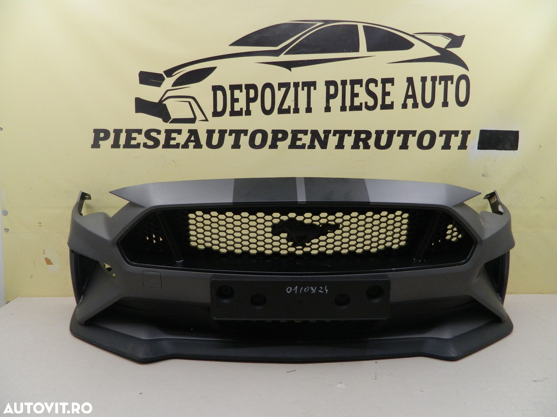 Bara fata Ford Mustang GT facelift, 2018, 2019, 2020, 2021, 2022, 2023, 2024, cod origine JR3B-17831-BDW. - 2