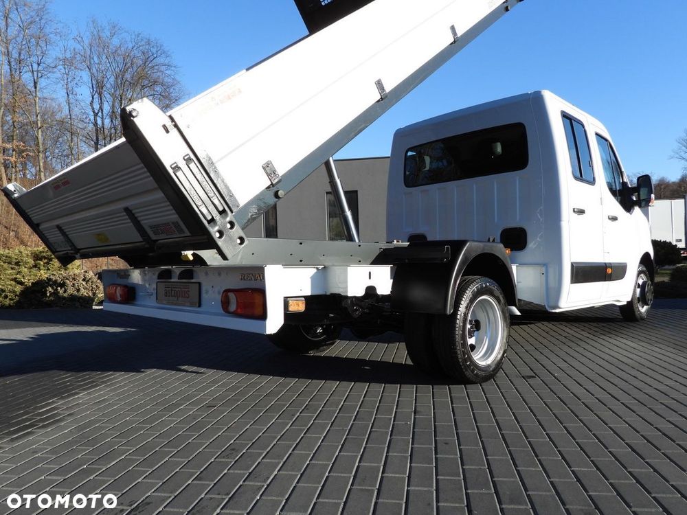 Renault MASTER WYWROTKA PODWÓJNA KABINA DOKA 6 MIEJSC TEMPOMAT LEDY BLIŹNIACZE KOŁA KLIMATYZACJA  130KM - 23