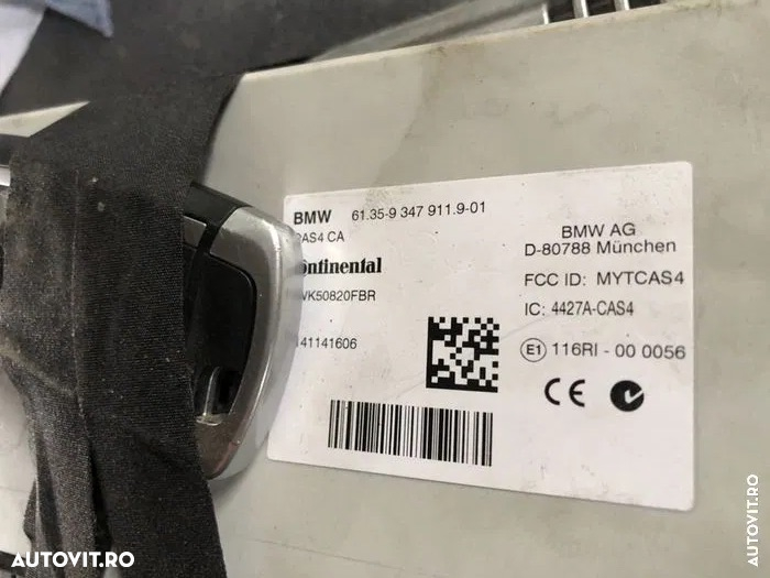 Ecu modul calculator kit pornire motor f10 535d cas modul N57D30B chei 750D - 5