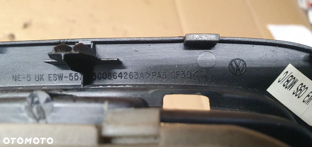 Ramka dekor tunelu wybieraka VW Passat B6 3C0864263A - 7