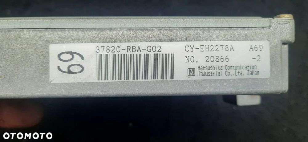 Honda Accord VII 2.0 silnik k20a6 ACCORD 7 VII Sterownik Silnika CY-EH2278A 37820-rba-g02 Skrzynka bezpieczników XG004XYA 101602 SEA-G01 XG0 - 2