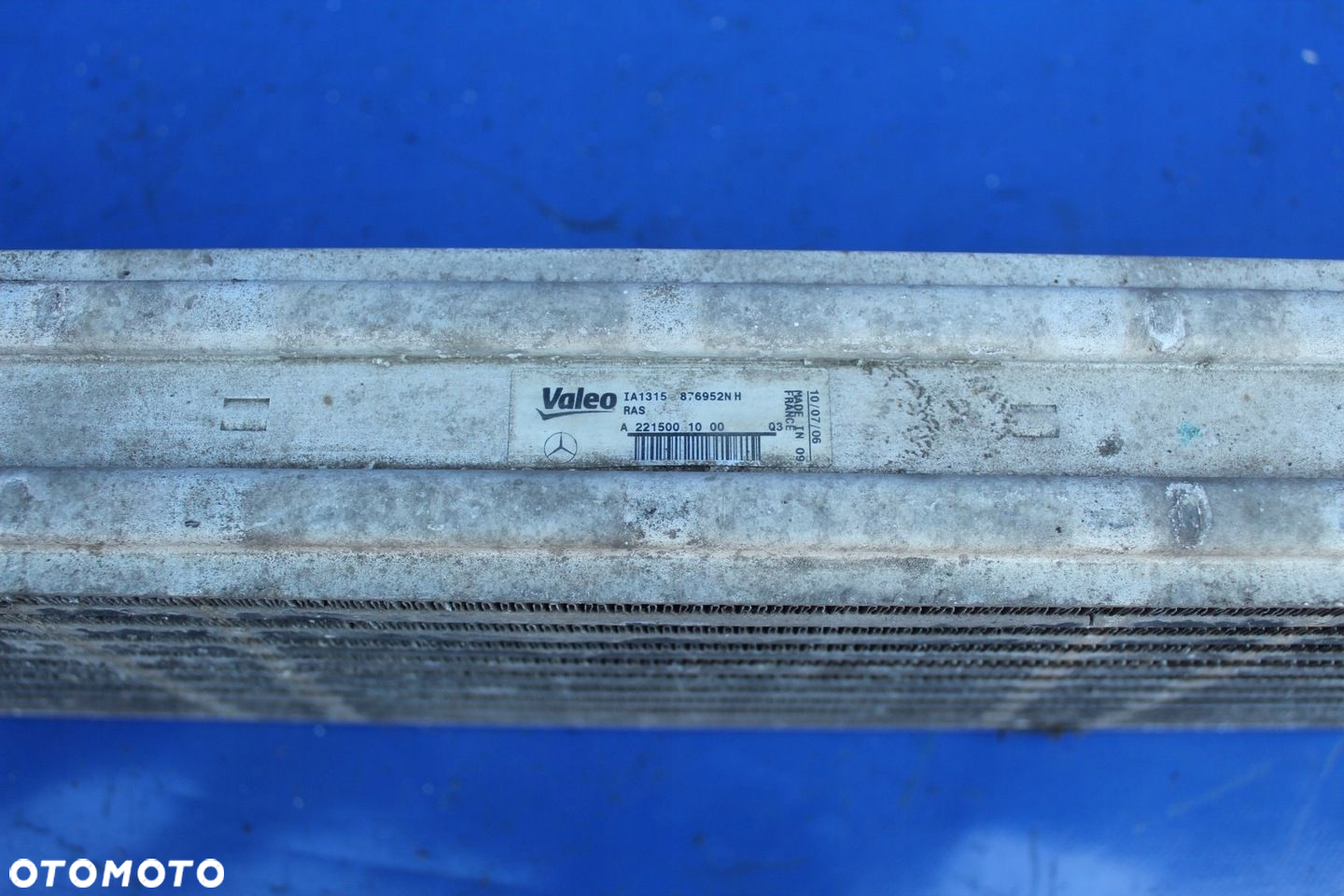 Intercooler chłodnica powietrza Oryginał Mercedes W221 3.0 cdi A2215001000 - 11