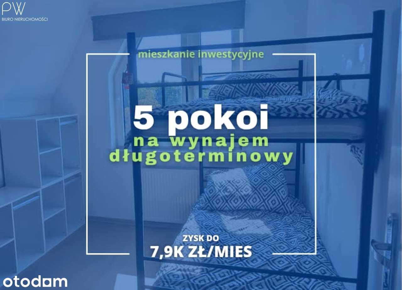 Okazja! 5 pokoi w centrum