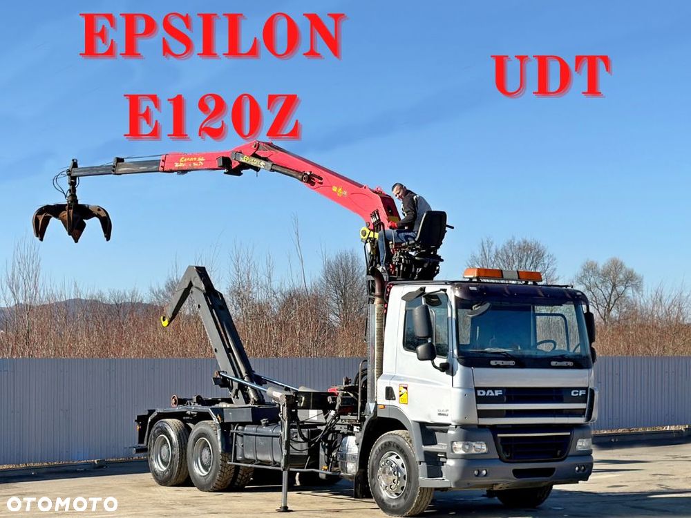 DAF CF 85.460 * Hakowiec * EPSILON E120Z * 6x4 * STAN BDB - 1