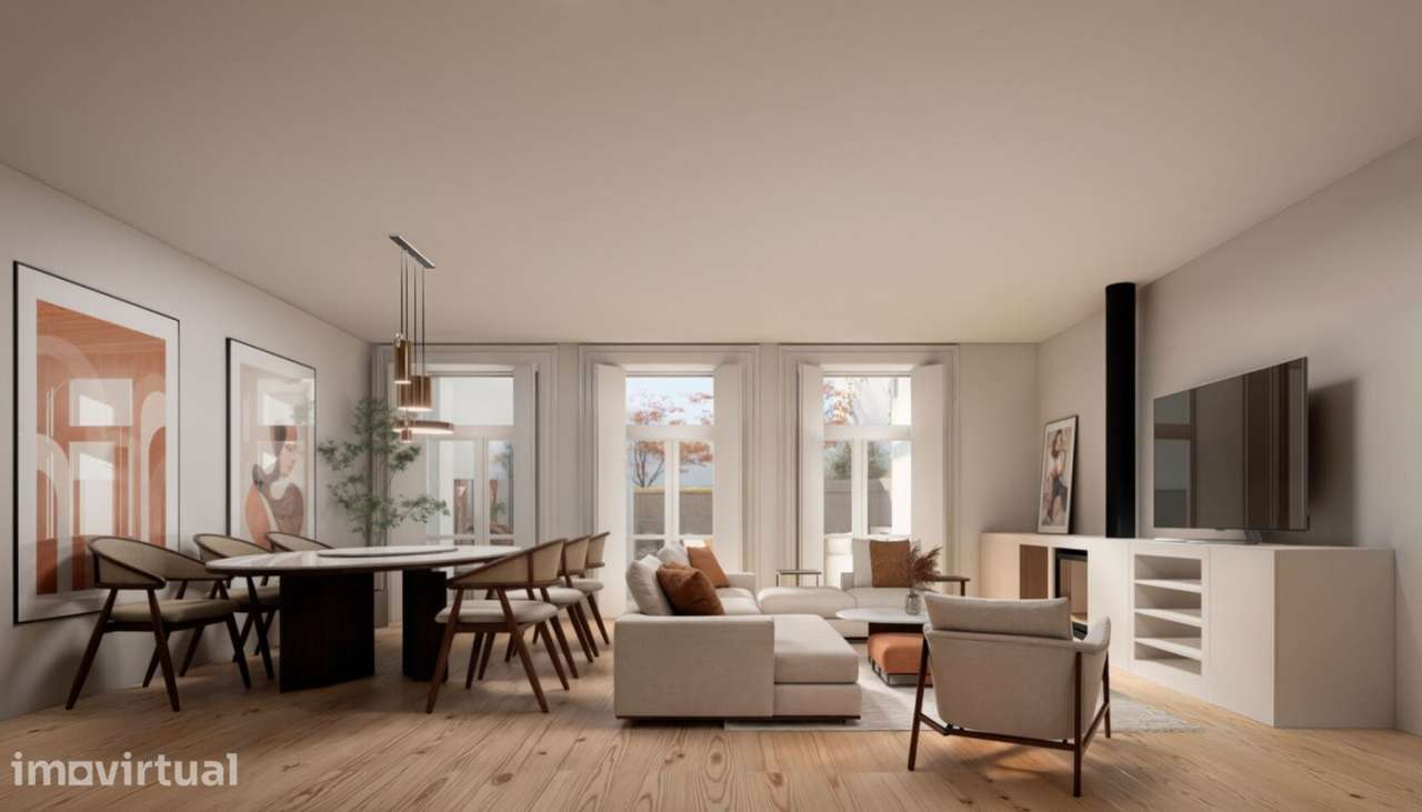 Apartamento T0+1 com varanda na Baixa do Porto, Portugal - Grande imagem: 4/17