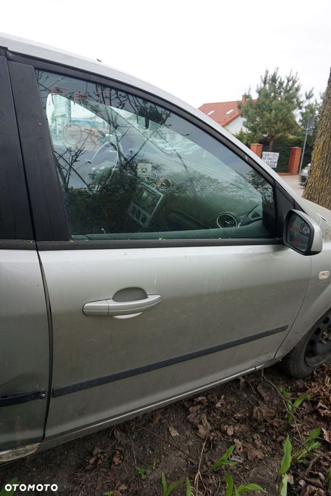 DRZWI PRZEDNIE PRAWE FOCUS II MK2 5D HB O3  SREBRNY FORD 2004-2008 - 1