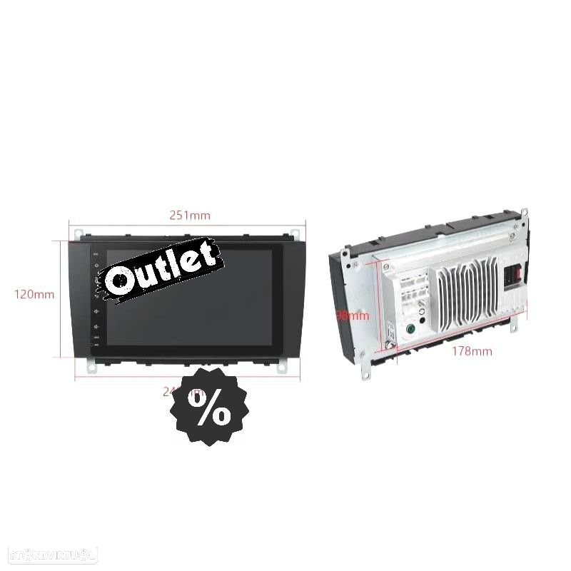M010138L1 AUTO RADIO GPS ANRDOID 12 PARA MERCEDES W639 03-06 W203 00-04 W168 98- - 11