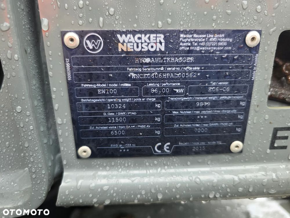 Wacker Neuson EW 100 - 15
