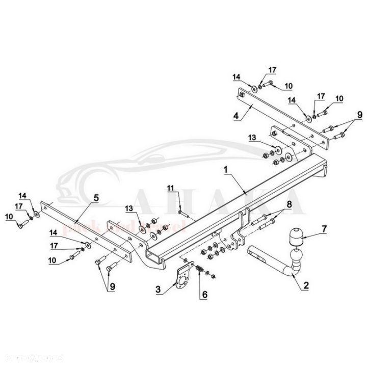Hak Holowniczy Odkręcany Do Ford Escape (Kuga) Od 2017 - 4